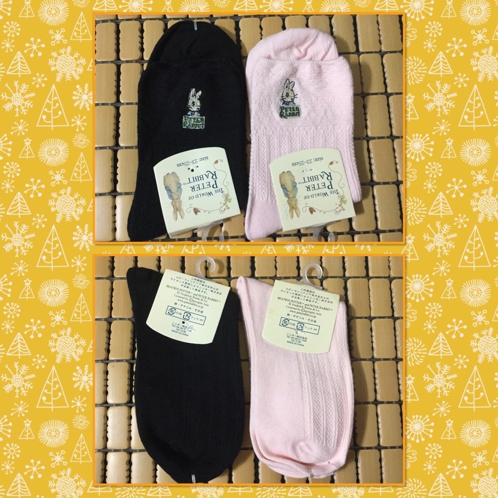 Peter Rabbit 4 pairs socks 🧦(adult) - Picture 3 of 4